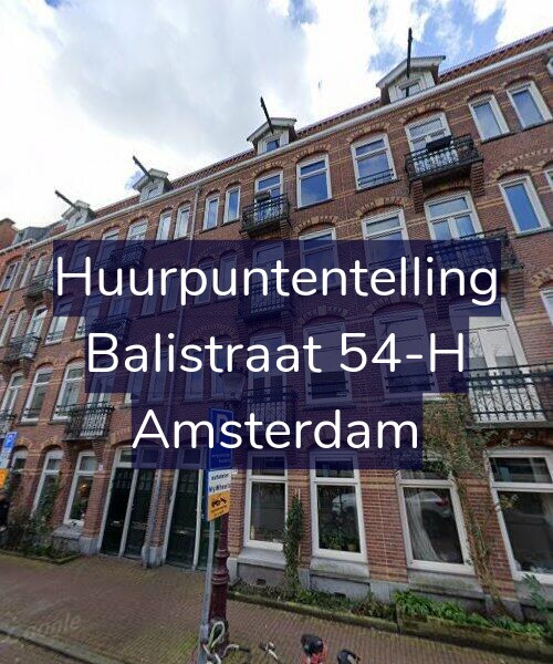 Foto gevel Huurpuntentelling voor Balistraat 54-H, Amsterdam