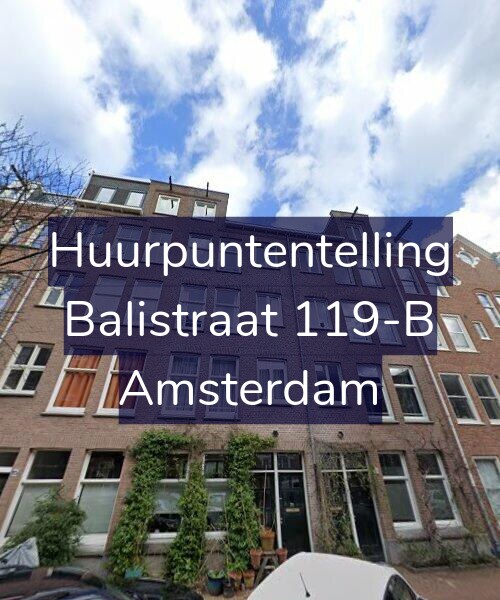 Foto gevel Huurpuntentelling voor Balistraat 119-B, Amsterdam