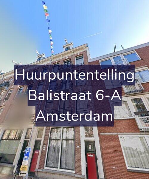 Foto gevel Huurpuntentelling voor Balistraat 6-A, Amsterdam