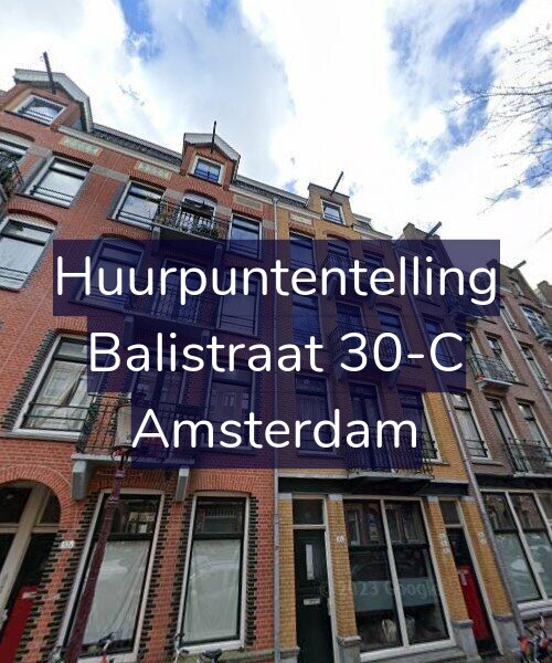 Foto gevel Huurpuntentelling voor Balistraat 30-C, Amsterdam
