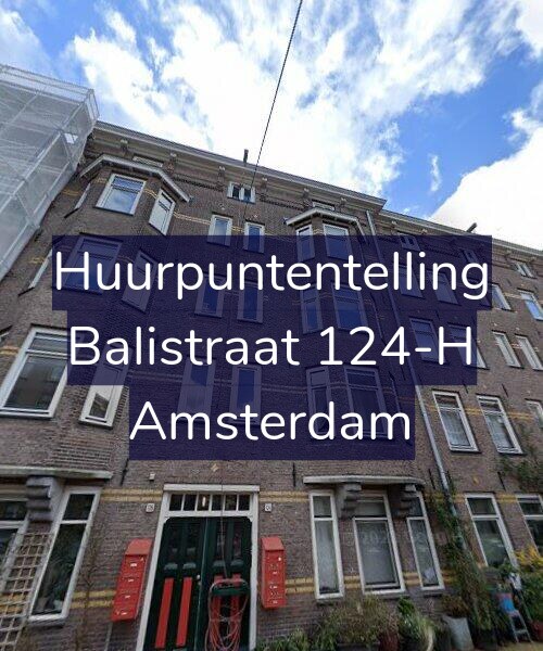 Foto gevel Huurpuntentelling voor Balistraat 124-H, Amsterdam