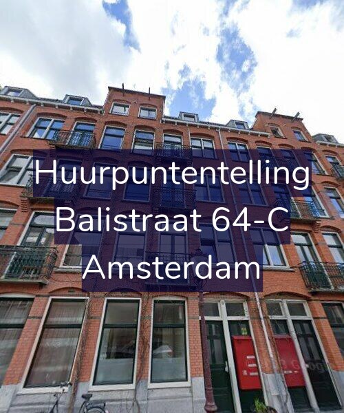 Foto gevel Huurpuntentelling voor Balistraat 64-C, Amsterdam