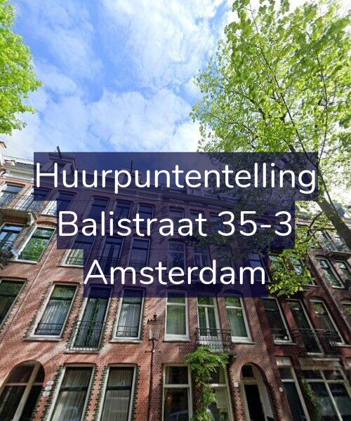 Foto gevel Huurpuntentelling voor Balistraat 35-3, Amsterdam