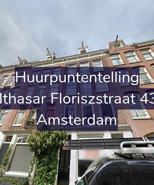 Foto gevel Huurpuntentelling voor Balthasar Floriszstraat 43-3, Amsterdam