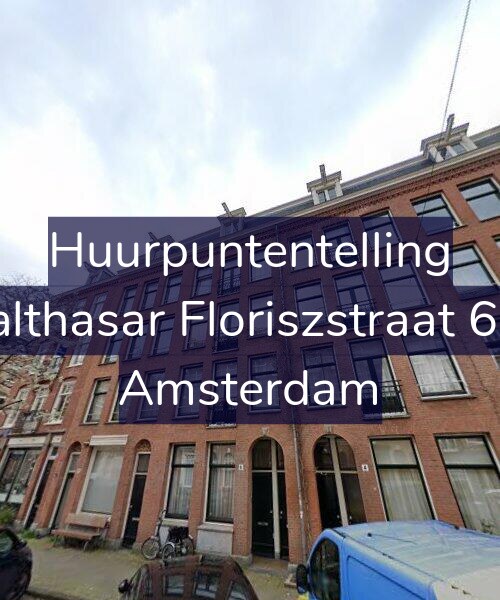 Foto gevel Huurpuntentelling voor Balthasar Floriszstraat 6-2, Amsterdam