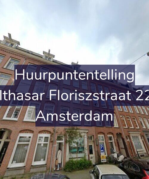 Foto gevel Huurpuntentelling voor Balthasar Floriszstraat 22-1, Amsterdam