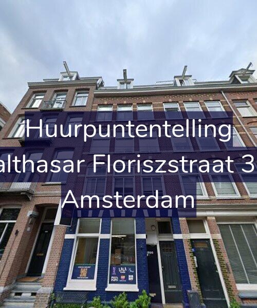 Foto gevel Huurpuntentelling voor Balthasar Floriszstraat 3-1, Amsterdam