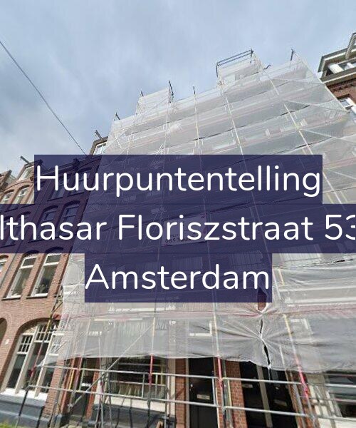 Foto gevel Huurpuntentelling voor Balthasar Floriszstraat 53-1, Amsterdam