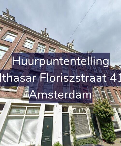 Foto gevel Huurpuntentelling voor Balthasar Floriszstraat 41-1, Amsterdam