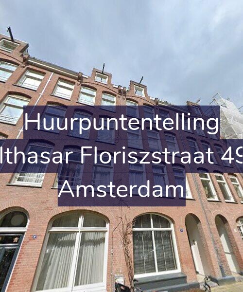 Foto gevel Huurpuntentelling voor Balthasar Floriszstraat 49-1, Amsterdam