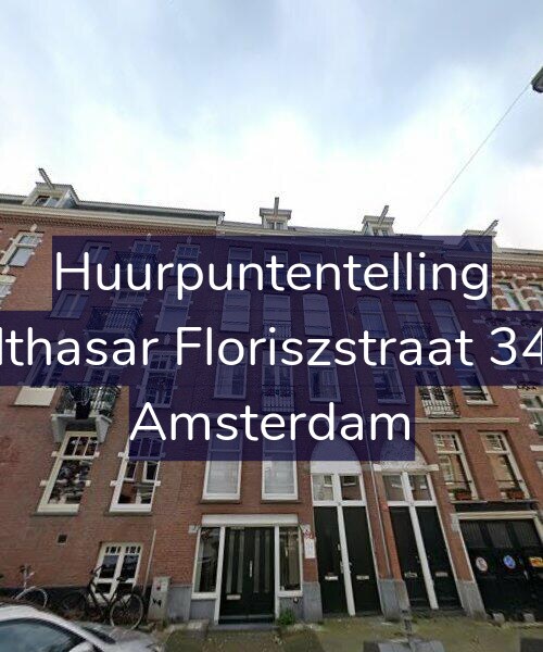 Foto gevel Huurpuntentelling voor Balthasar Floriszstraat 34-H, Amsterdam