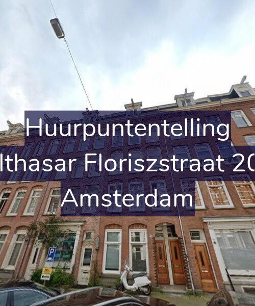 Foto gevel Huurpuntentelling voor Balthasar Floriszstraat 20-3, Amsterdam