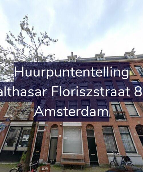 Foto gevel Huurpuntentelling voor Balthasar Floriszstraat 8-3, Amsterdam