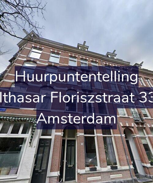 Foto gevel Huurpuntentelling voor Balthasar Floriszstraat 33-4, Amsterdam