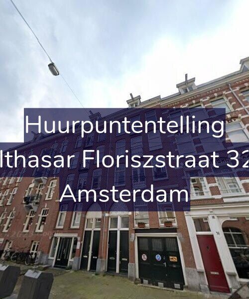 Foto gevel Huurpuntentelling voor Balthasar Floriszstraat 32-1, Amsterdam