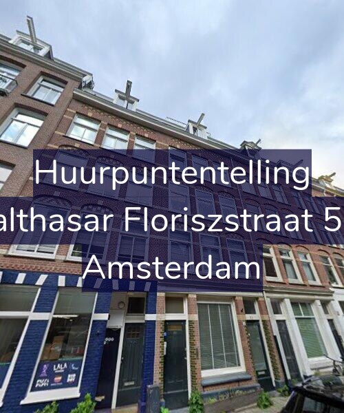 Foto gevel Huurpuntentelling voor Balthasar Floriszstraat 5-1, Amsterdam