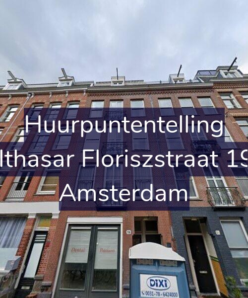 Foto gevel Huurpuntentelling voor Balthasar Floriszstraat 19-1, Amsterdam