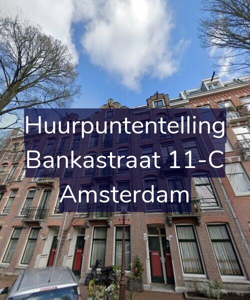 Foto gevel Huurpuntentelling voor Bankastraat 11-C, Amsterdam