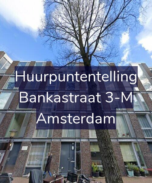 Foto gevel Huurpuntentelling voor Bankastraat 3-M, Amsterdam