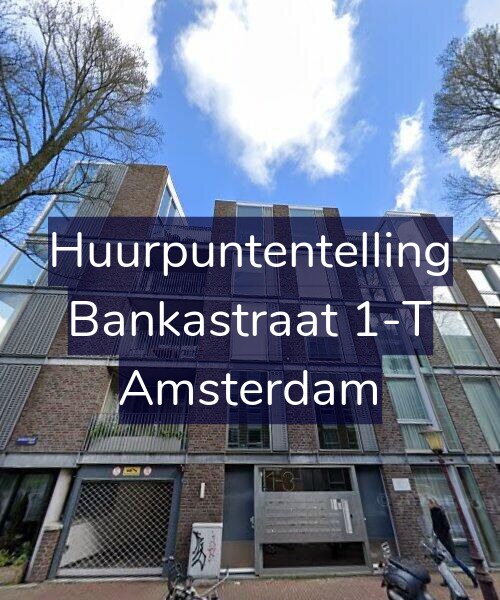 Foto gevel Huurpuntentelling voor Bankastraat 1-T, Amsterdam
