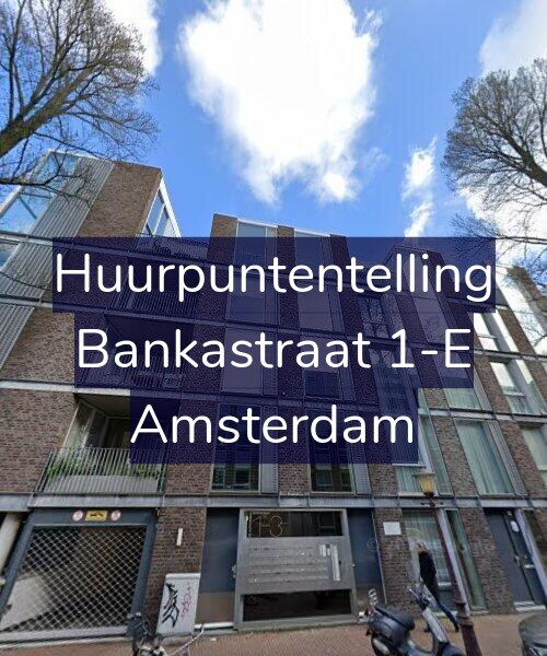 Foto gevel Huurpuntentelling voor Bankastraat 1-E, Amsterdam