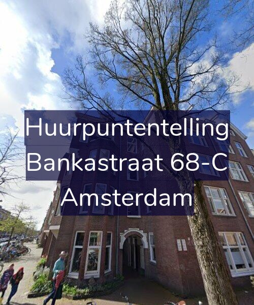 Foto gevel Huurpuntentelling voor Bankastraat 68-C, Amsterdam