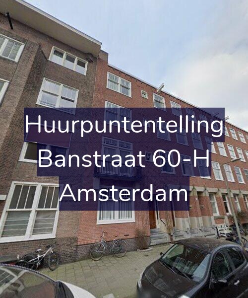 Foto gevel Huurpuntentelling voor Banstraat 60-H, Amsterdam