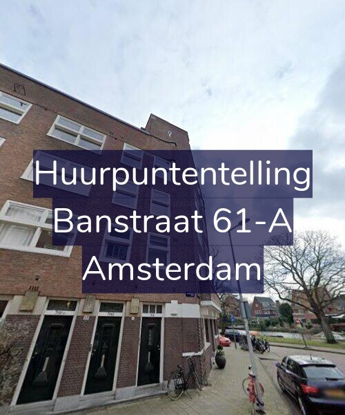Foto gevel Huurpuntentelling voor Banstraat 61-A, Amsterdam