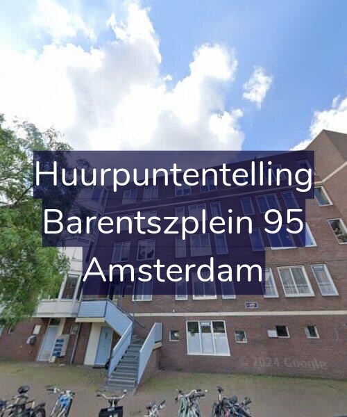 Foto gevel Huurpuntentelling voor Barentszplein 95, Amsterdam