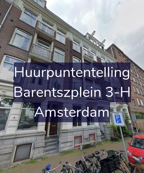 Foto gevel Huurpuntentelling voor Barentszplein 3-H, Amsterdam