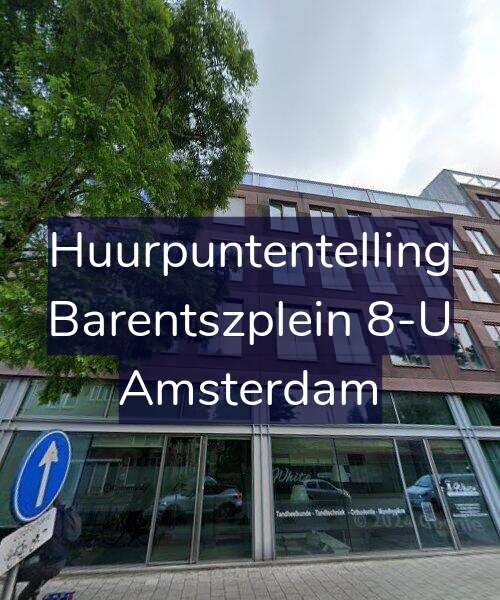 Foto gevel Huurpuntentelling voor Barentszplein 8-U, Amsterdam
