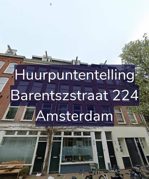 Foto gevel Huurpuntentelling voor Barentszstraat 224, Amsterdam