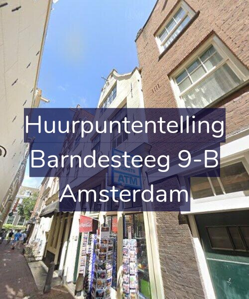 Foto gevel Huurpuntentelling voor Barndesteeg 9-B, Amsterdam
