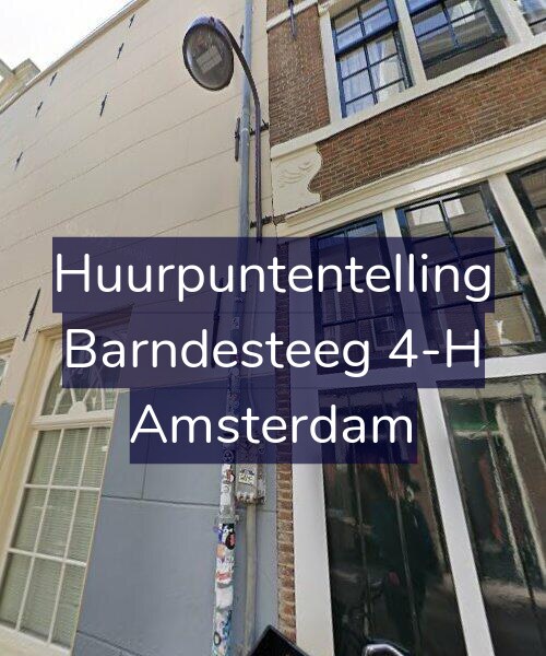 Foto gevel Huurpuntentelling voor Barndesteeg 4-H, Amsterdam