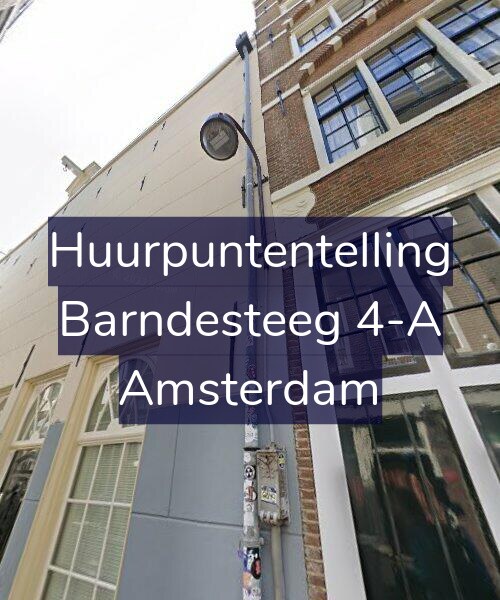 Foto gevel Huurpuntentelling voor Barndesteeg 4-A, Amsterdam