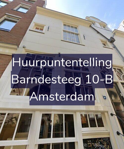 Foto gevel Huurpuntentelling voor Barndesteeg 10-B, Amsterdam