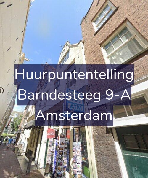 Foto gevel Huurpuntentelling voor Barndesteeg 9-A, Amsterdam