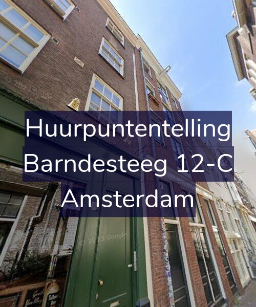 Foto gevel Huurpuntentelling voor Barndesteeg 12-C, Amsterdam