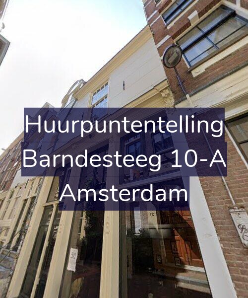 Foto gevel Huurpuntentelling voor Barndesteeg 10-A, Amsterdam