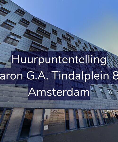 Foto gevel Huurpuntentelling voor Baron G.A. Tindalplein 85, Amsterdam