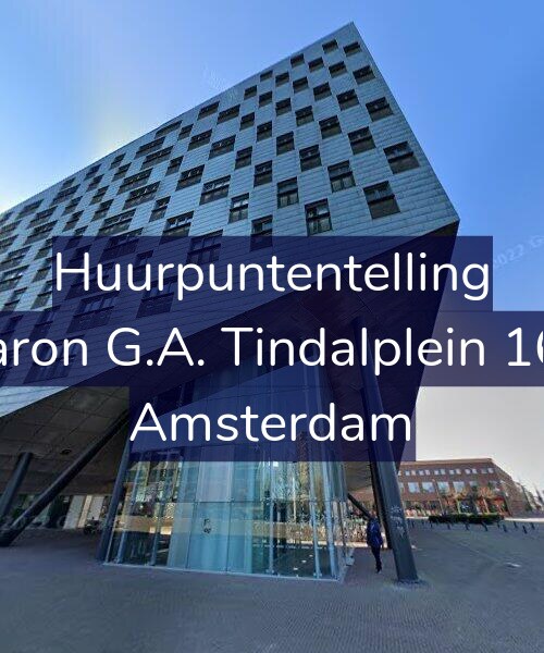 Foto gevel Huurpuntentelling voor Baron G.A. Tindalplein 165, Amsterdam