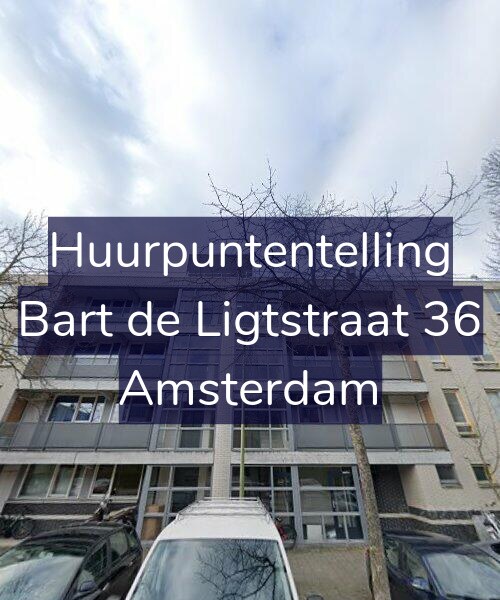 Foto gevel Huurpuntentelling voor Bart de Ligtstraat 36, Amsterdam