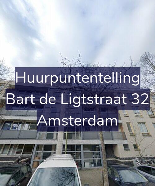 Foto gevel Huurpuntentelling voor Bart de Ligtstraat 32, Amsterdam