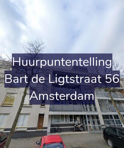 Foto gevel Huurpuntentelling voor Bart de Ligtstraat 56, Amsterdam