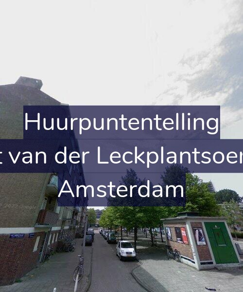 Foto gevel Huurpuntentelling voor Bart van der Leckplantsoen 63, Amsterdam