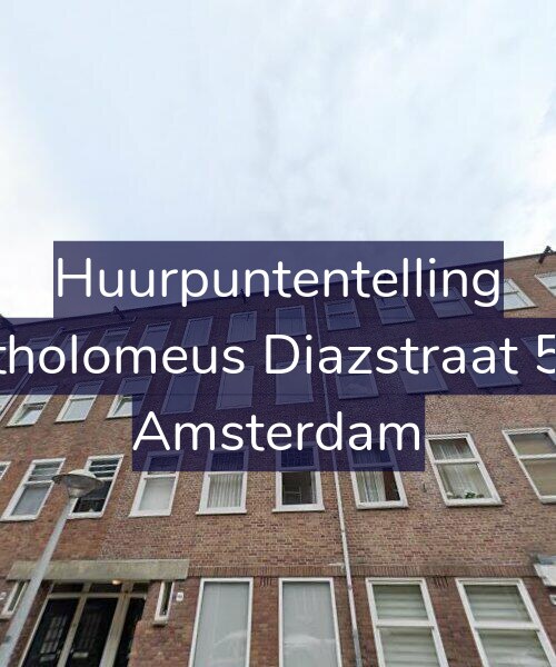 Foto gevel Huurpuntentelling voor Bartholomeus Diazstraat 52-3, Amsterdam