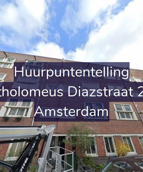 Foto gevel Huurpuntentelling voor Bartholomeus Diazstraat 20-3, Amsterdam
