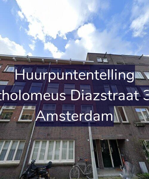 Foto gevel Huurpuntentelling voor Bartholomeus Diazstraat 35-1, Amsterdam