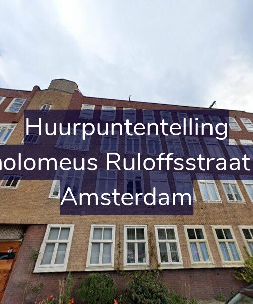 Foto gevel Huurpuntentelling voor Bartholomeus Ruloffsstraat 17-1, Amsterdam