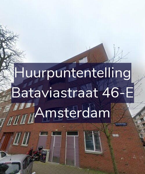 Foto gevel Huurpuntentelling voor Bataviastraat 46-E, Amsterdam